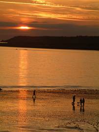 Jersey beaches St Aubins bay